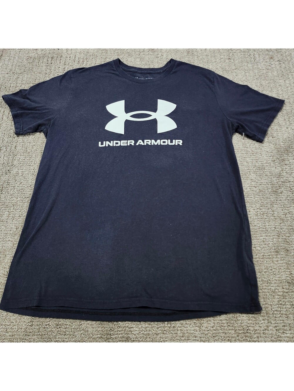 Under Armour Black Logo Loose T-Shirt Size XL